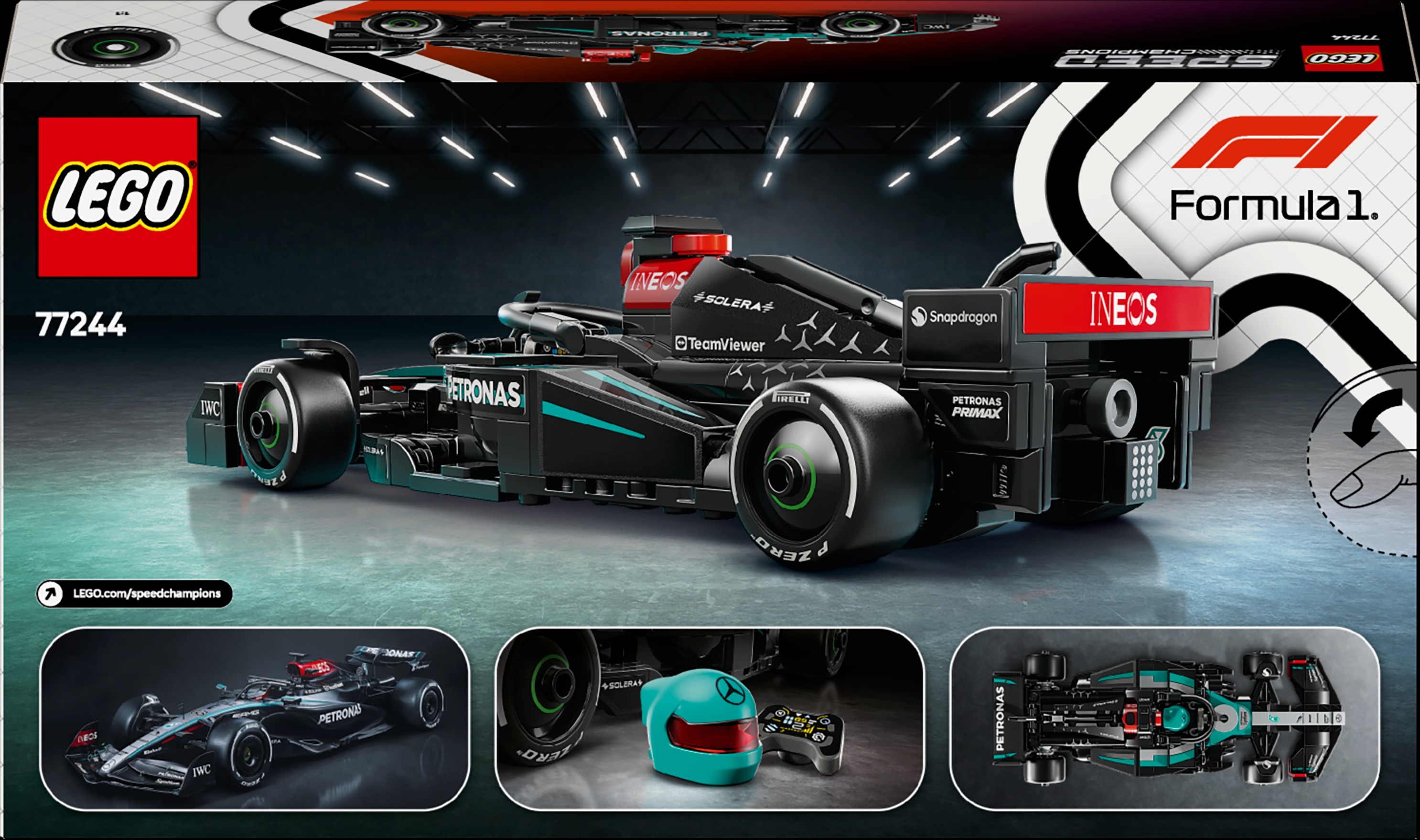 Конструктор Lego Speed ​​Champions "Гоночный автомобиль Mercedes-AMG F1® W15", 77244 7
