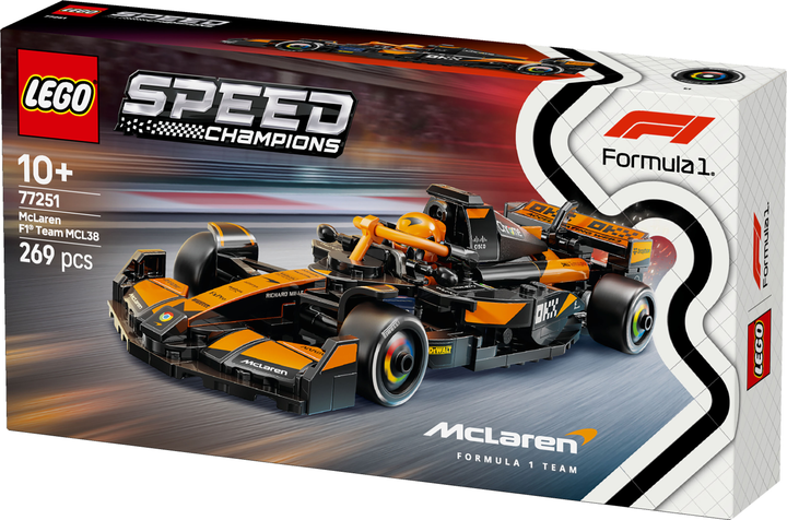 Конструктор Lego Speed Champions "Автомобіль для перегонів McLaren F1® Team MCL38", 77251 6