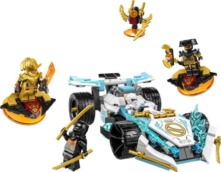 Конструктор Lego Ninjago "Суперсила дракона Зейна автомобиль для гонки спин-джитса", 71791 1