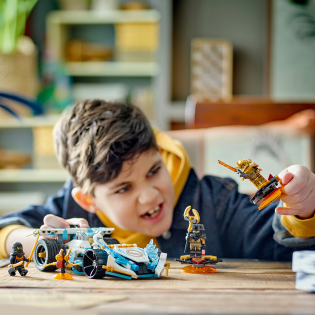 Конструктор Lego Ninjago "Суперсила дракона Зейна автомобиль для гонки спин-джитса", 71791 2