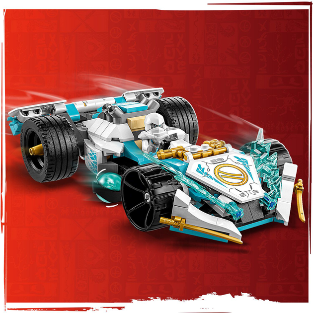 Конструктор Lego Ninjago "Суперсила дракона Зейна автомобиль для гонки спин-джитса", 71791 5