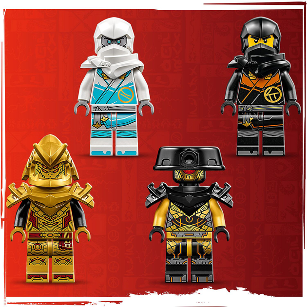 Конструктор Lego Ninjago "Суперсила дракона Зейна автомобиль для гонки спин-джитса", 71791 7