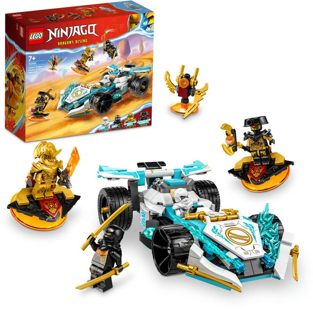 Конструктор Lego Ninjago "Суперсила дракона Зейна автомобиль для гонки спин-джитса", 71791 8
