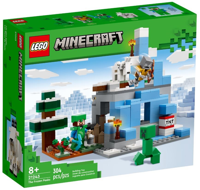 Конструктор Lego Minecraft "Замерзлі верхівки", 21243