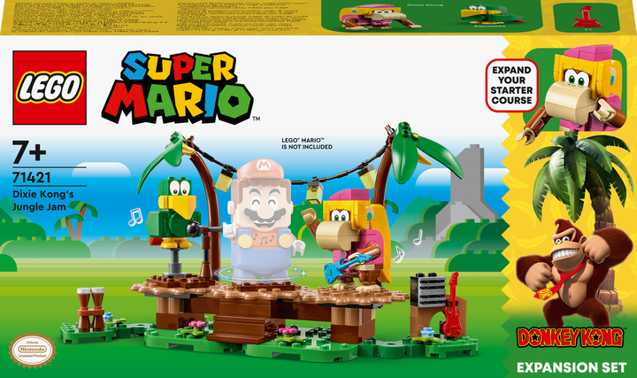 Конструктор Lego Super Mario "Импровизация в джунглях Дикси Конг. Дополнительный набор", 71421
