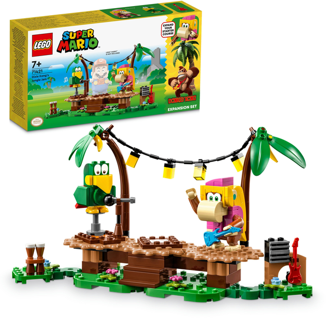 Конструктор Lego Super Mario "Импровизация в джунглях Дикси Конг. Дополнительный набор", 71421 8
