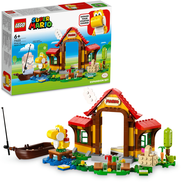 Конструктор Lego Super Mario "Пикник в доме Марио. Дополнительный набор", 71422 7