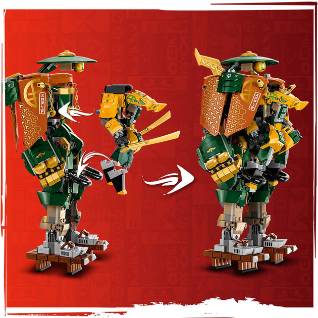 Конструктор Lego Ninjago "Командні роботи ніндзя Ллойда й Арін", 71794 5