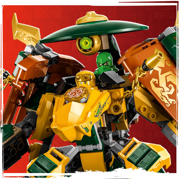 Конструктор Lego Ninjago "Командні роботи ніндзя Ллойда й Арін", 71794 6