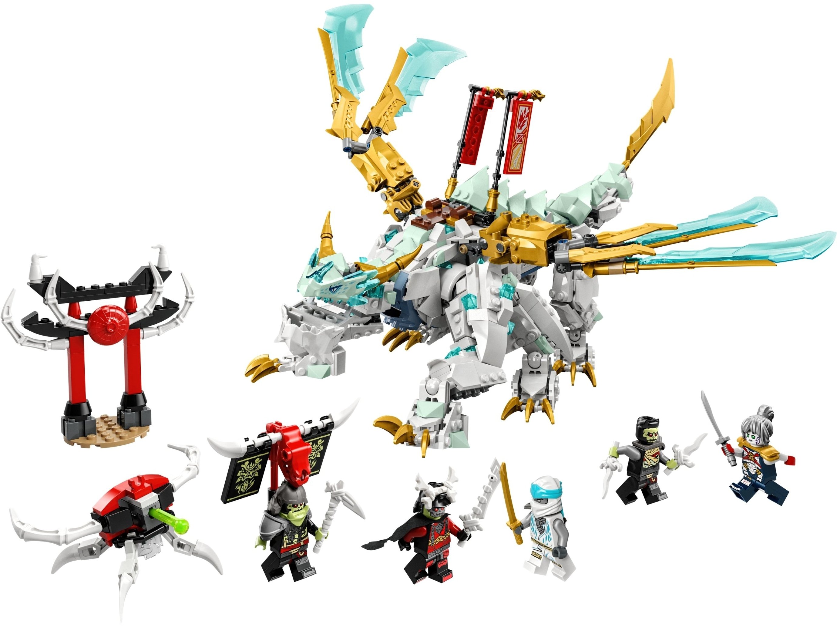 Конструктор Lego Ninjago "Существо Ледяной Дракон Зейна", 71786 5