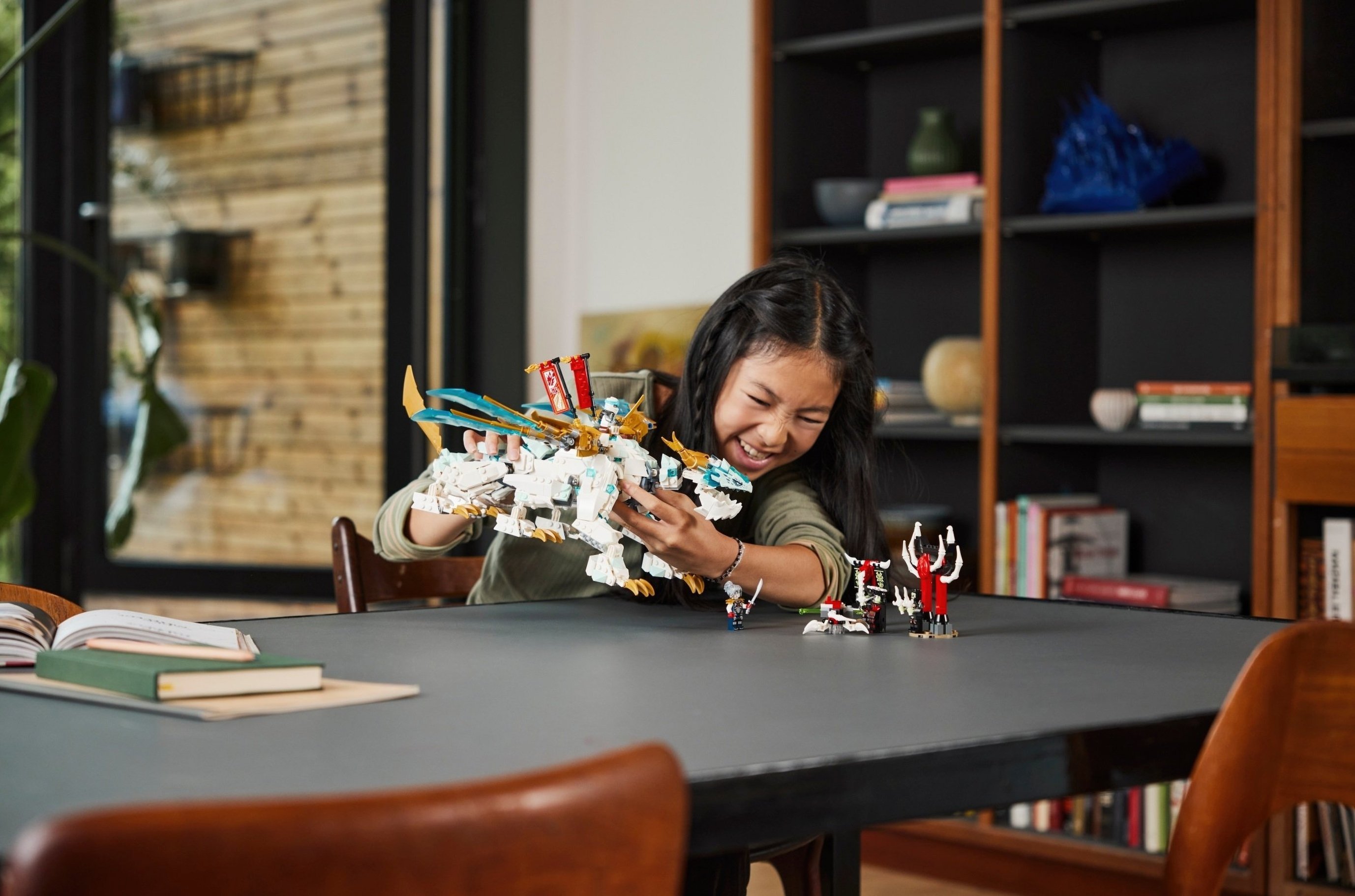 Конструктор Lego Ninjago "Существо Ледяной Дракон Зейна", 71786 7