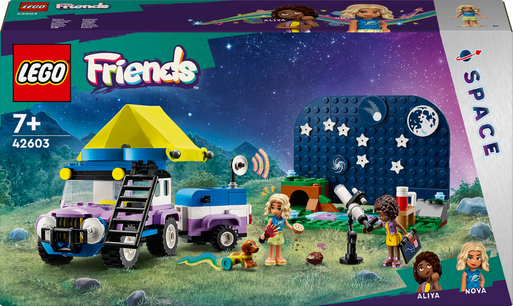 Конструктор Lego Friends "Кемпінговий автомобіль для спостереження за зірками", 42603