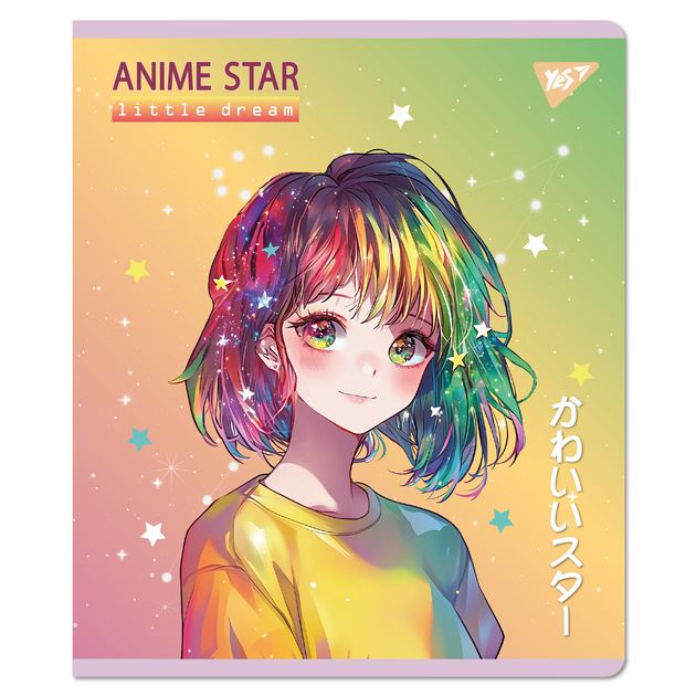 Тетрадь 12 кл. YES "Anime star", 767489 3