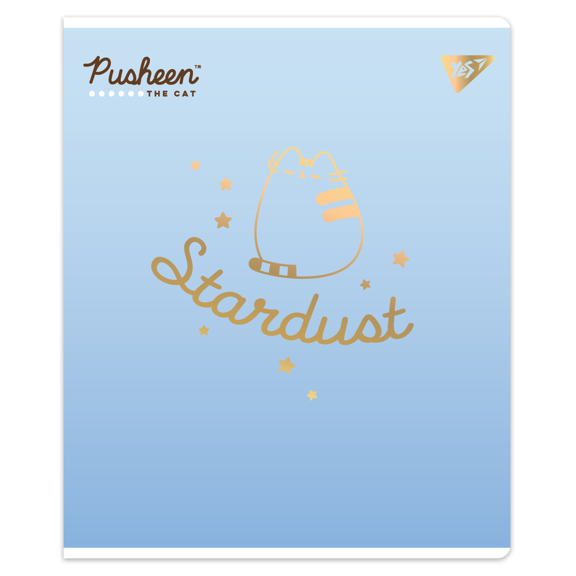 Зошит 12 кос. YES "Goldstar Pusheen", 767500 3