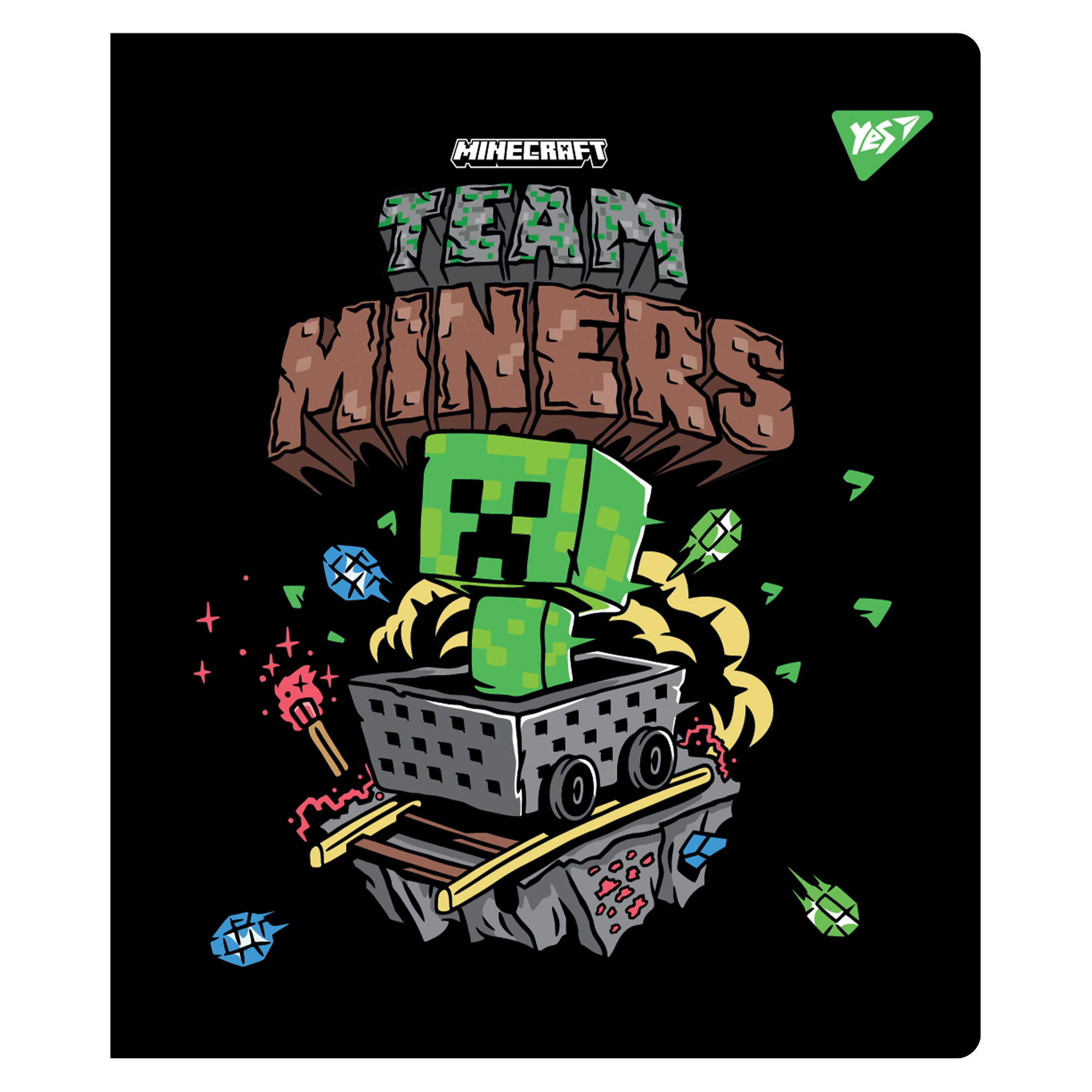 Тетрадь 12 лин. YES "Minecraft. Team", 767511 2