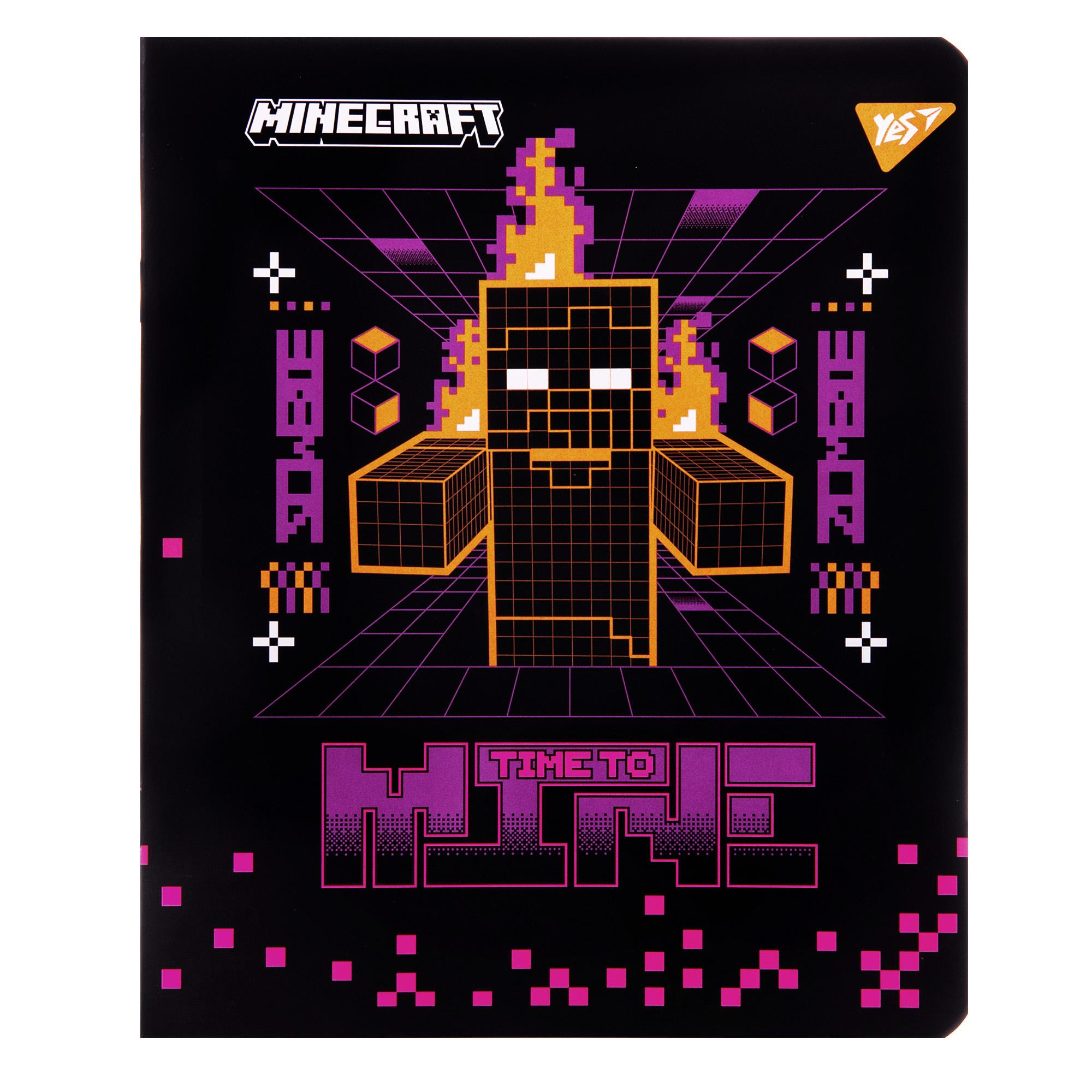 Тетрадь 18 кл. YES "Minecraft. Black", 767521 4
