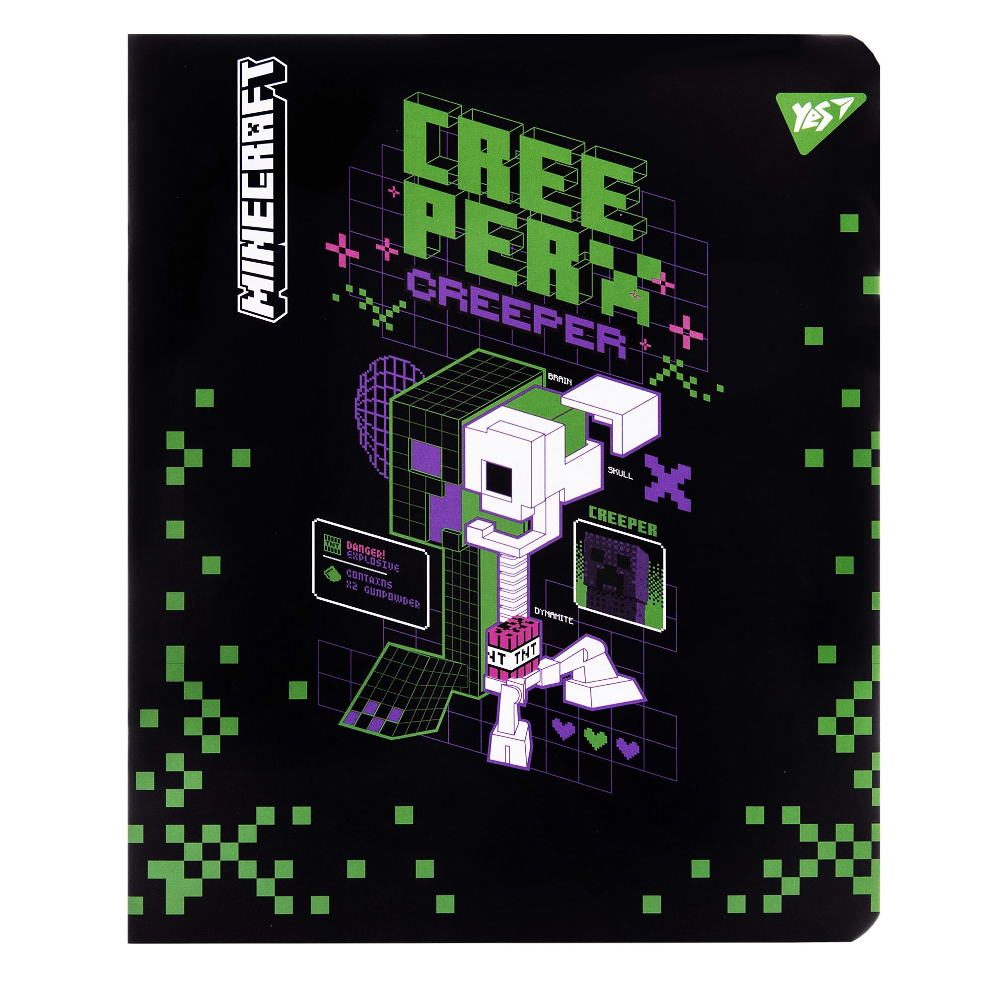 Тетрадь 18 кл. YES "Minecraft. Black", 767521 6