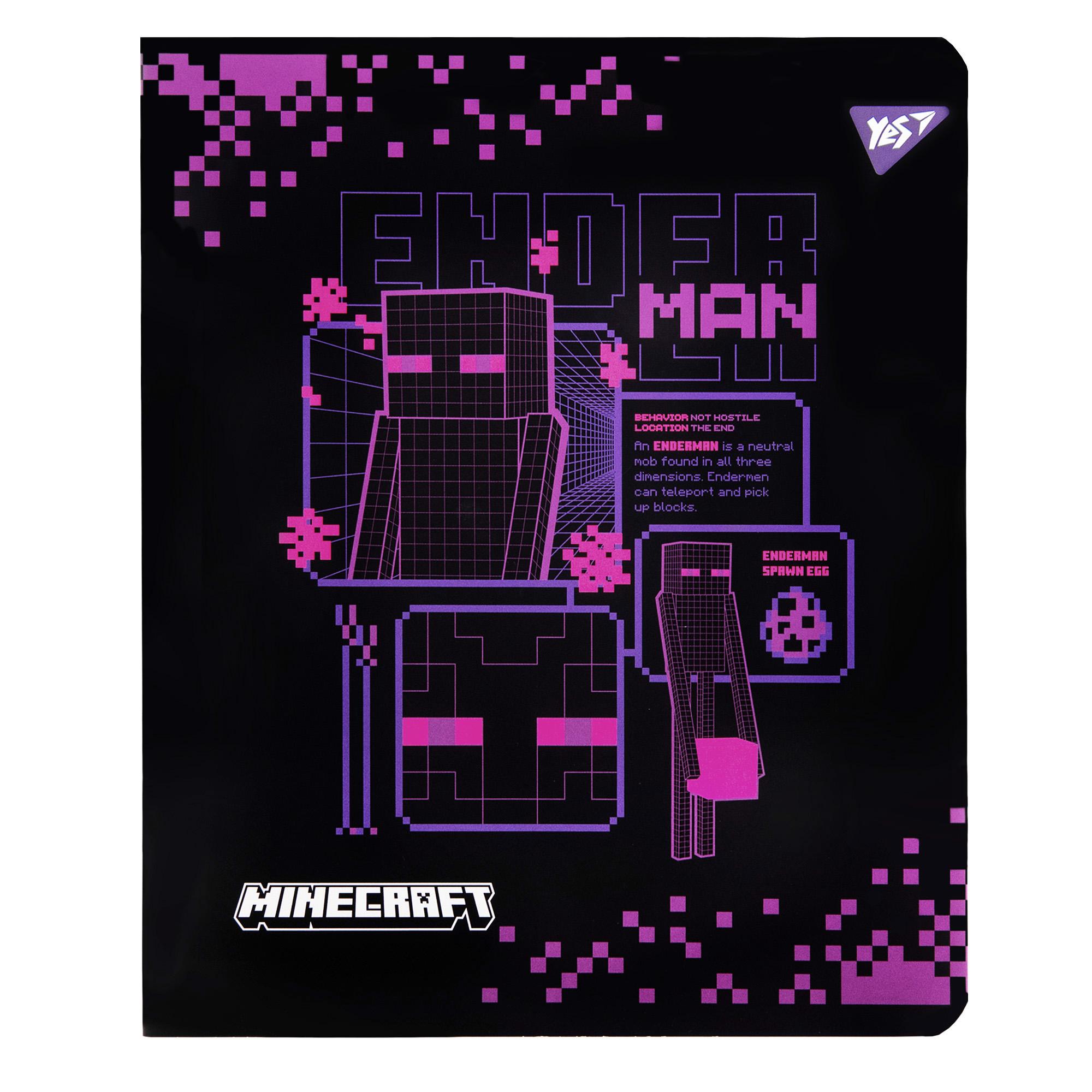 Тетрадь 18 кл. YES "Minecraft. Black", 767521 7