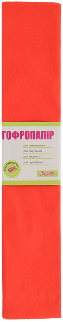 Папір гофр св.-червон. 55% (50см*200см) 705393