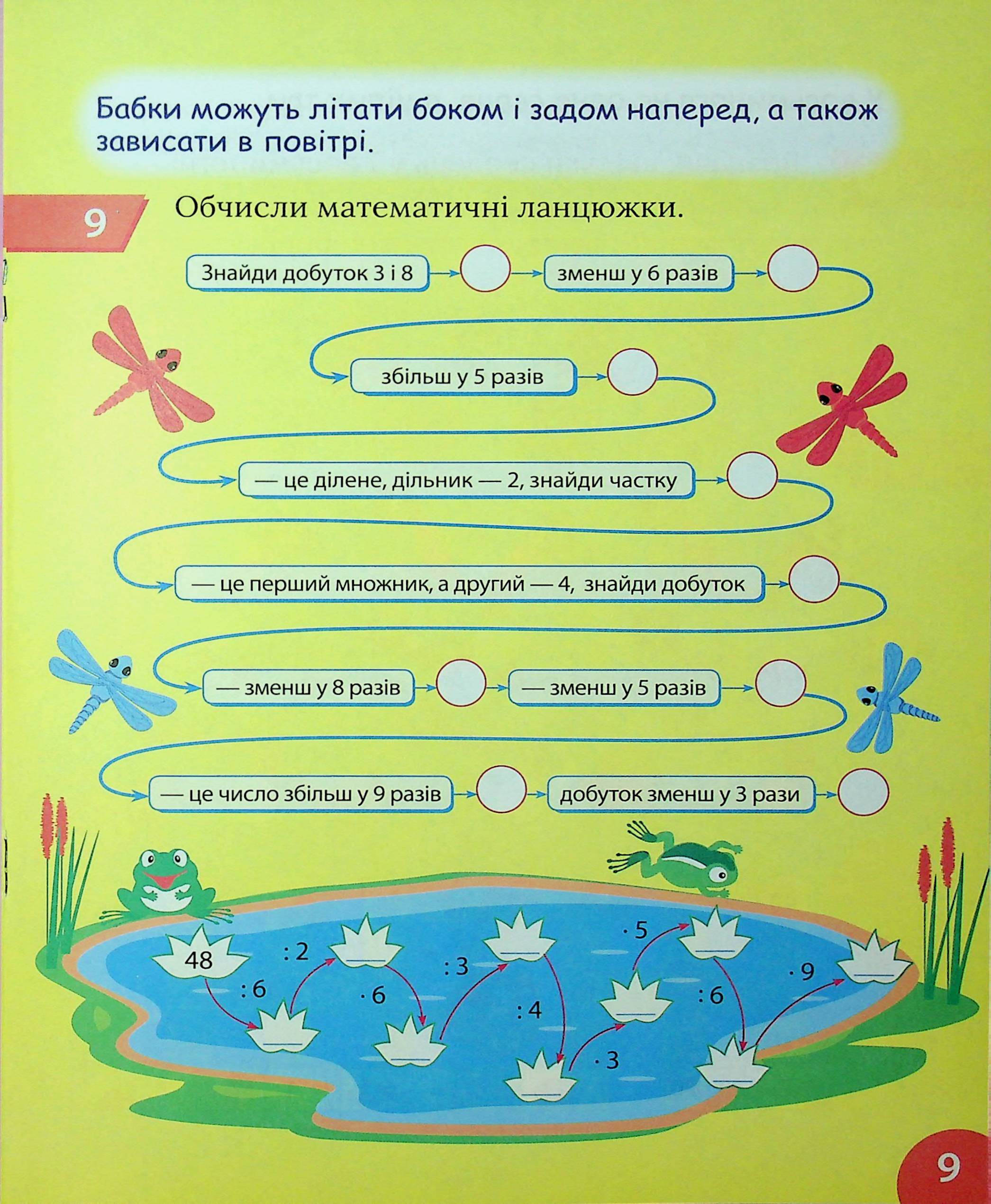 Книга "Цікавий тренажер. Множення, ділення. 2 клас. Алліна О. Г." (у) (3275) 9