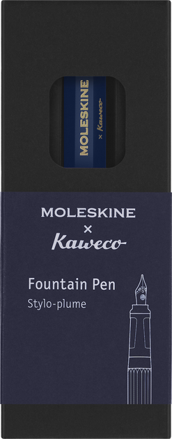 Ручка чорнильна Moleskine x Kaweco, синя M, чорнила сині, KAWFOUNTPENMBLUE 4