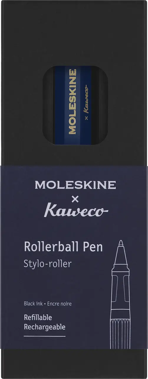 Ручка-роллер 0,7 мм, синя, Moleskine x Kaweco, KAWROLLERPENBLUE 3