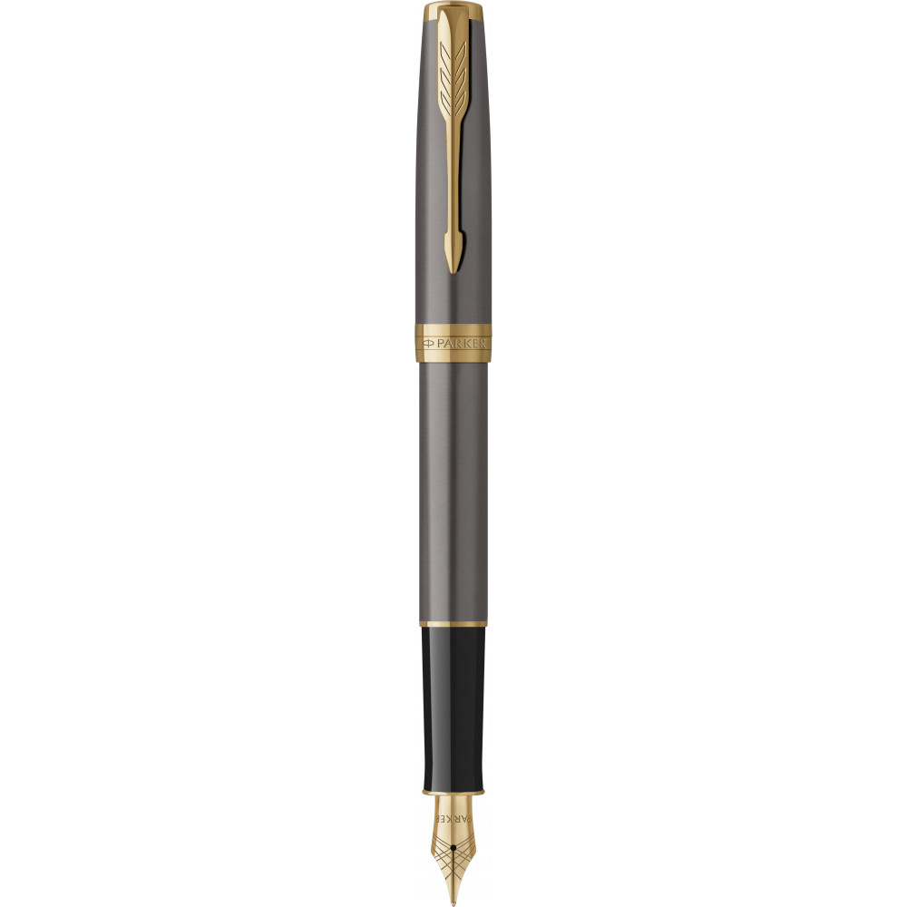 Ручка Parker Sonnet 17 Grey Lacquer позол. перо, 86 415