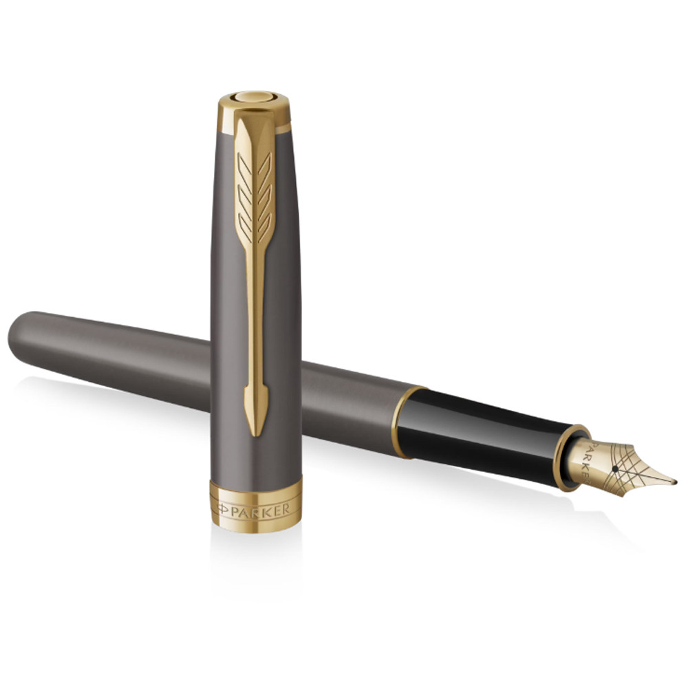 Ручка Parker Sonnet 17 Grey Lacquer позол. перо, 86 415 2