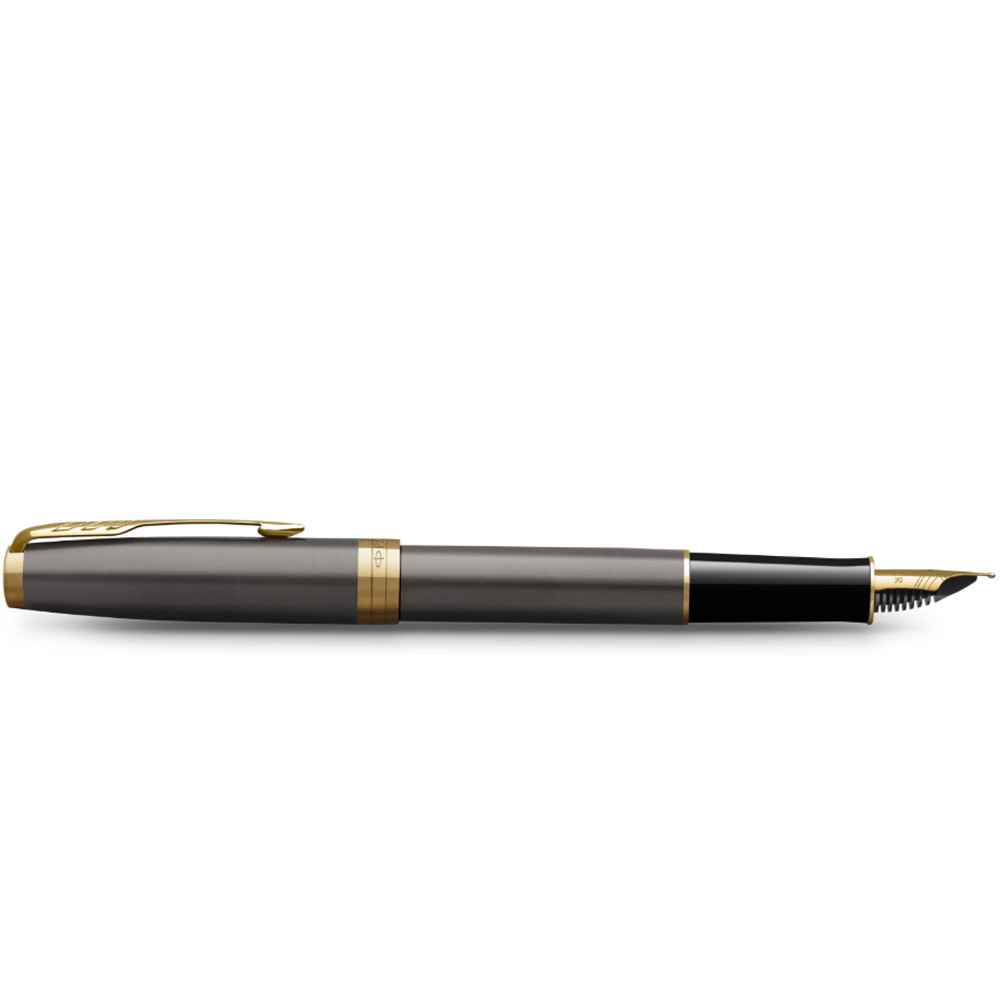 Ручка Parker Sonnet 17 Grey Lacquer позол. перо, 86 415 3
