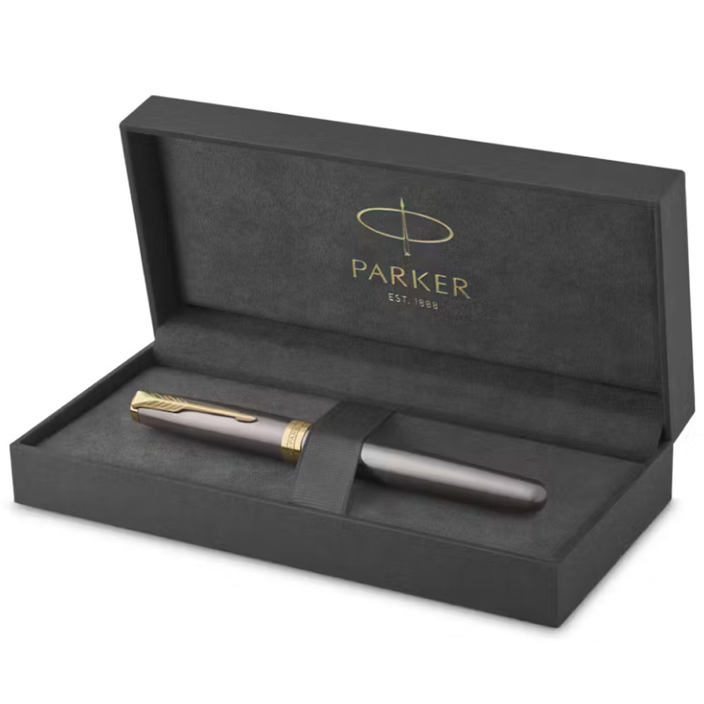Ручка Parker Sonnet 17 Grey Lacquer позол. перо, 86 415 4