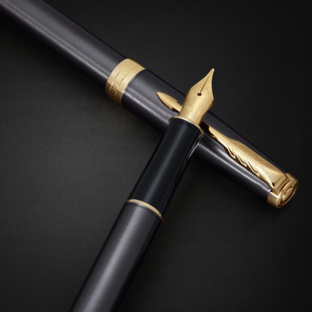 Ручка Parker Sonnet 17 Grey Lacquer позол. перо, 86 415 5