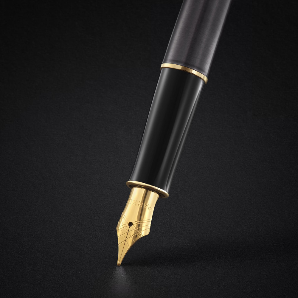 Ручка Parker Sonnet 17 Grey Lacquer позол. перо, 86 415 6