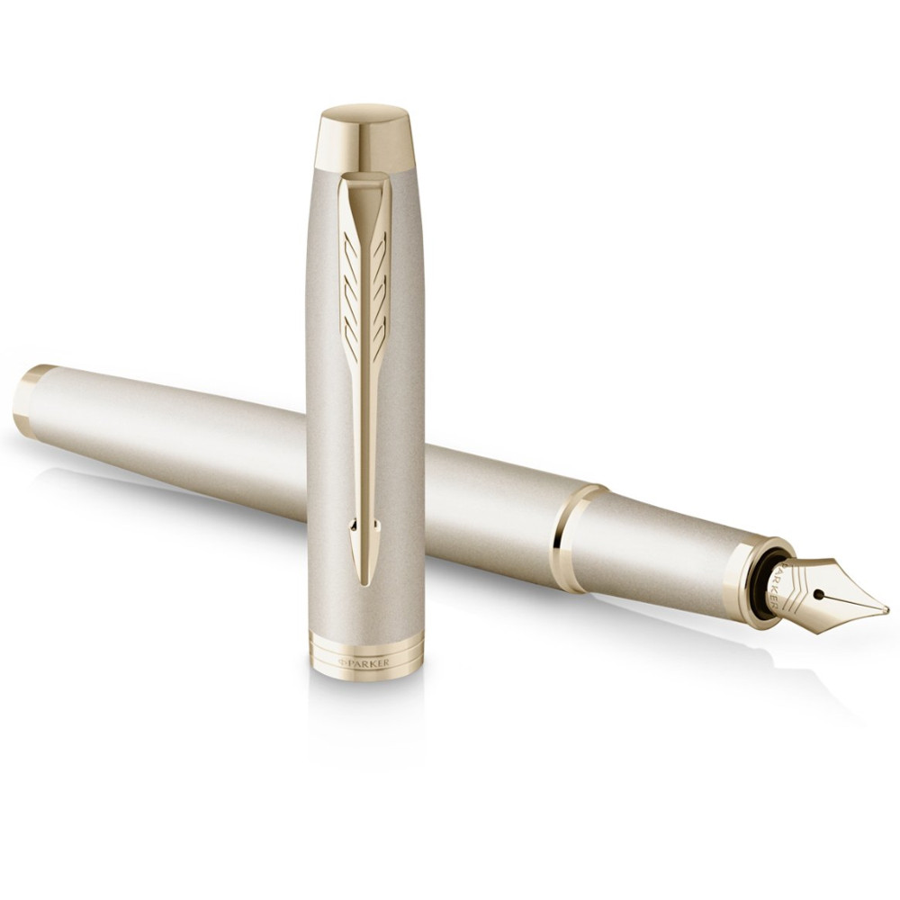 Ручка Parker IM Professionals Monochrome Champagne перо., 28 211 2