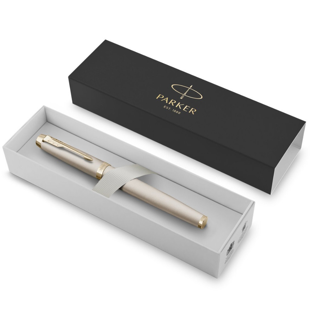 Ручка Parker IM Professionals Monochrome Champagne перо., 28 211 6
