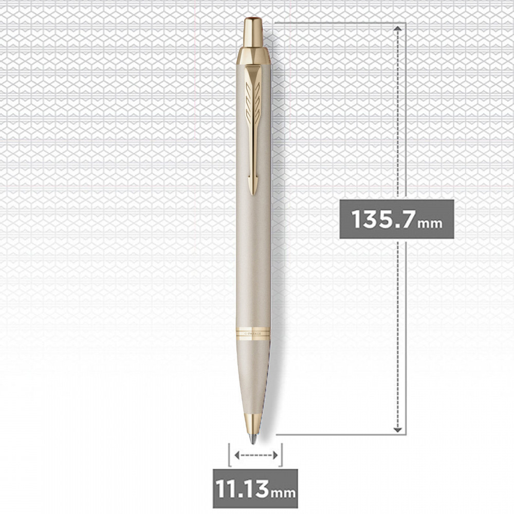 Ручка Parker IM Professionals Monochrome Champagne кул., 28 232 2