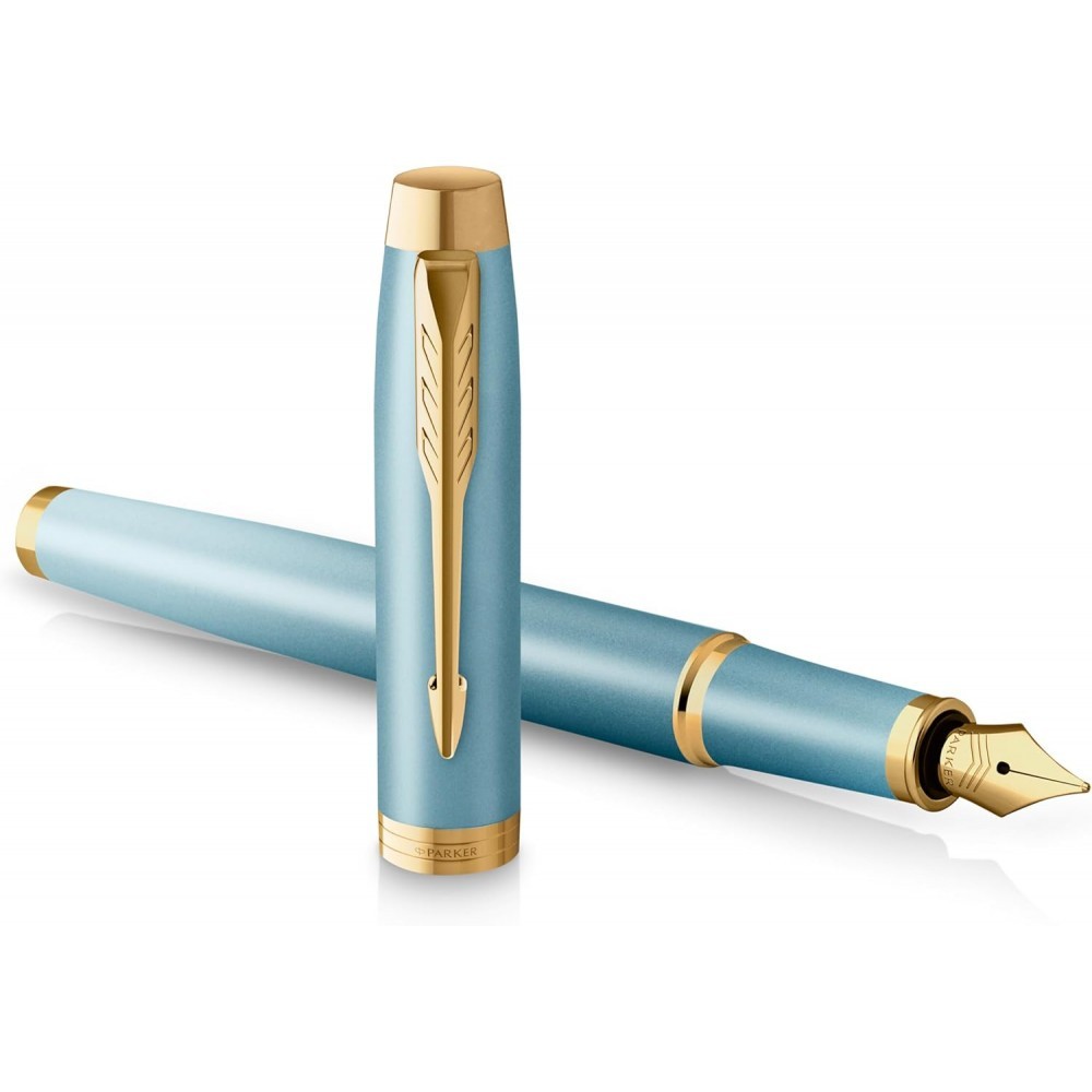 Ручка Parker IM Rituals Turquoise Green позол перо + Пакет Parker Rituals, 29 111 4
