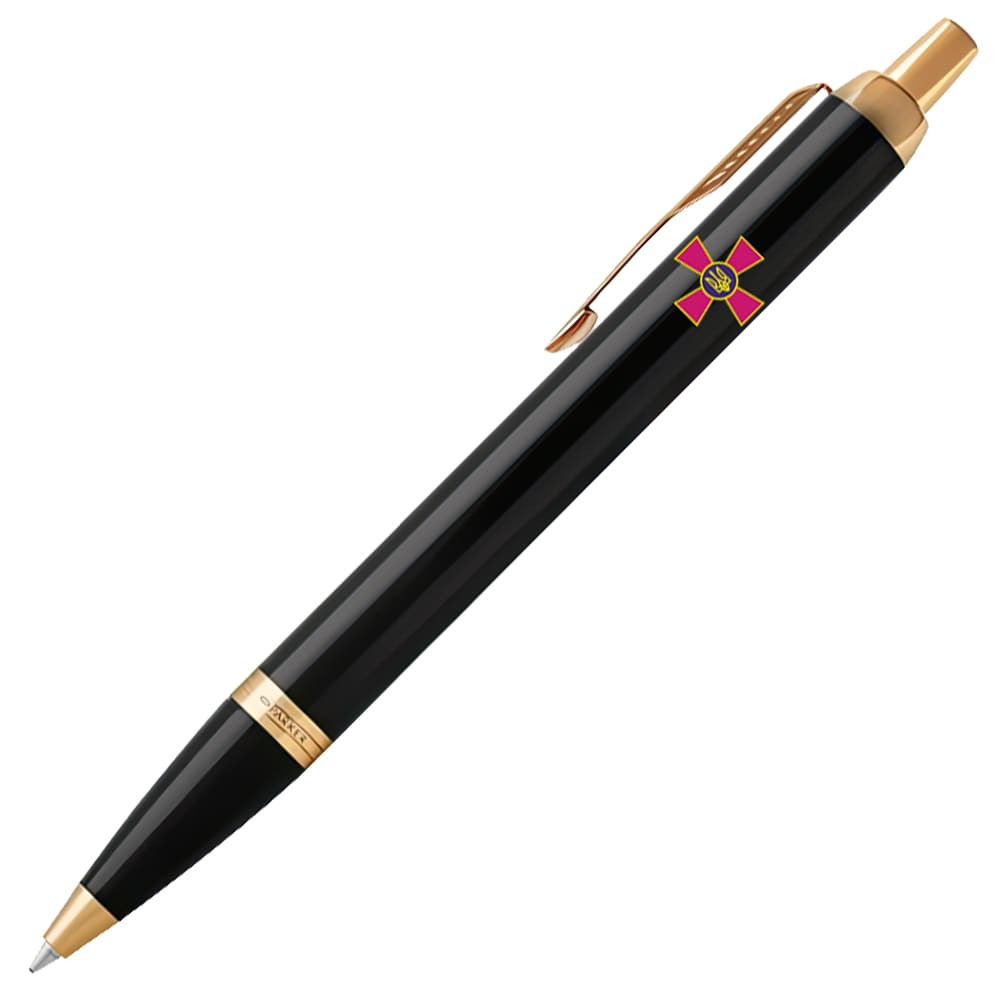 Ручка Parker IM Army Black позол. кул. Ембл. ЗСУ + блокнот Parker + подар.упак., 22032b24_W0010u 3