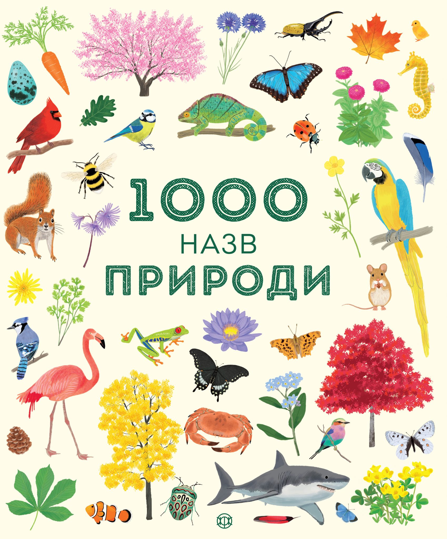 Книга "Теплин С., Антонини Г. 1000 названий природы" (у) (9631)
