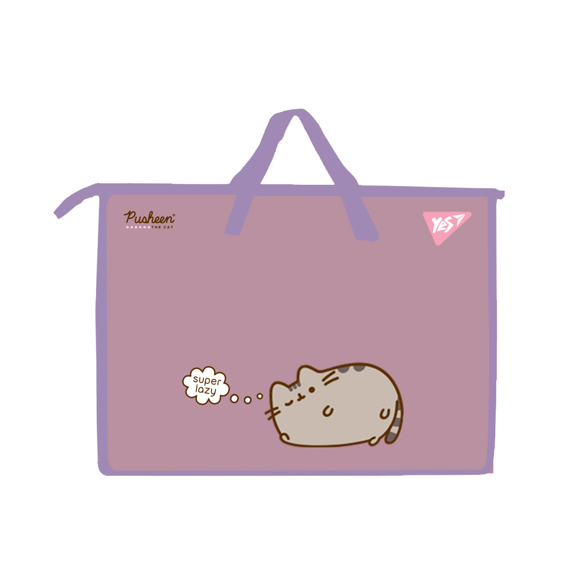 Папка-портфель Yes А3 "Pusheen" с тканевыми ручками, 492280