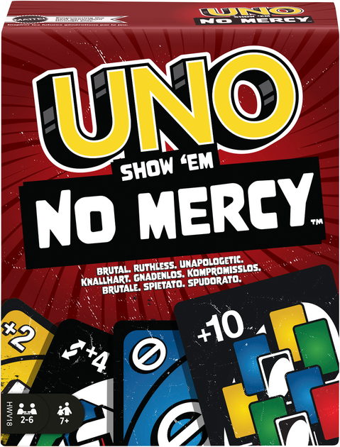 Настольная игра UNO "Без прощений", HWV18