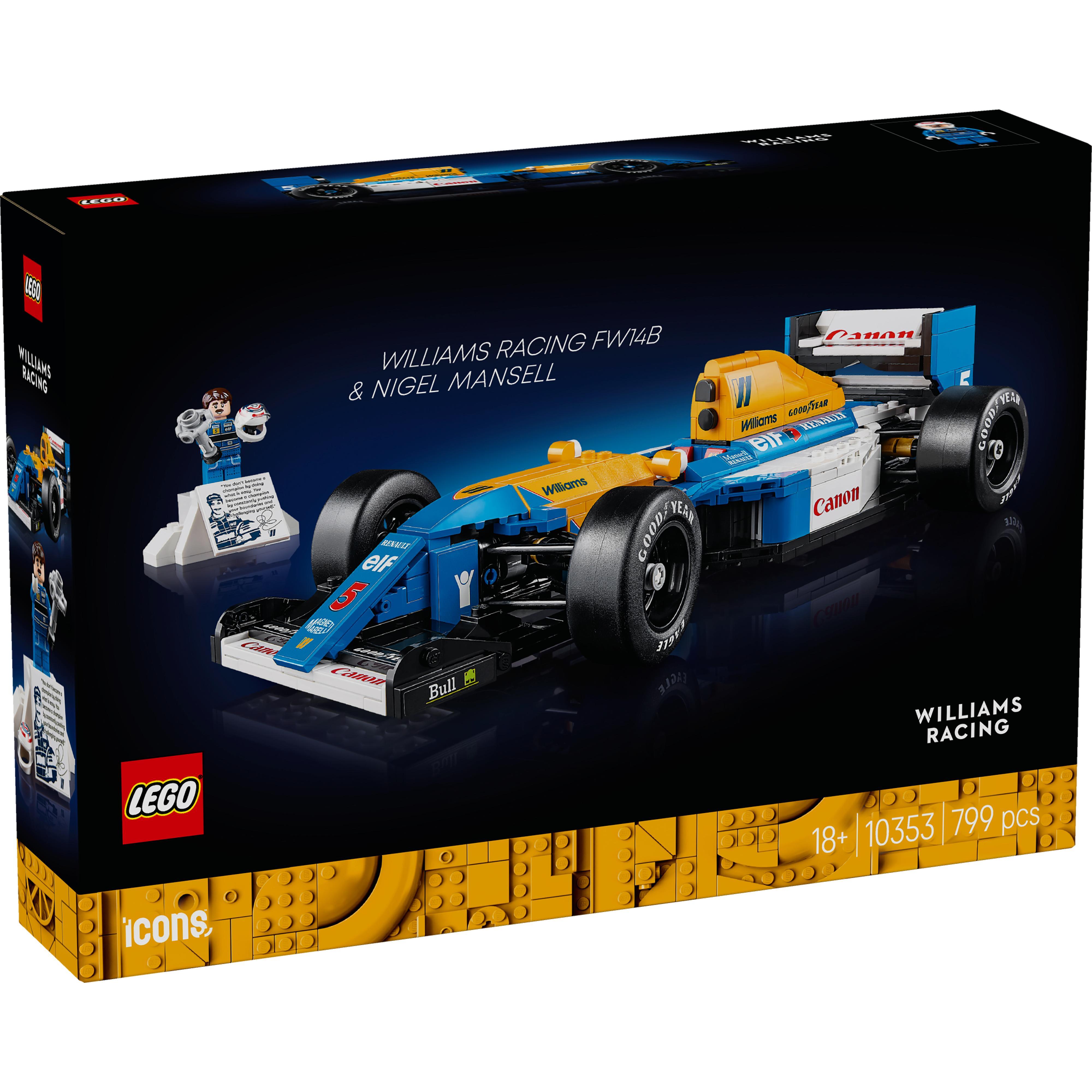 Конструктор Lego Icons "Williams Racing FW14B і Найджел Менселл", 10353