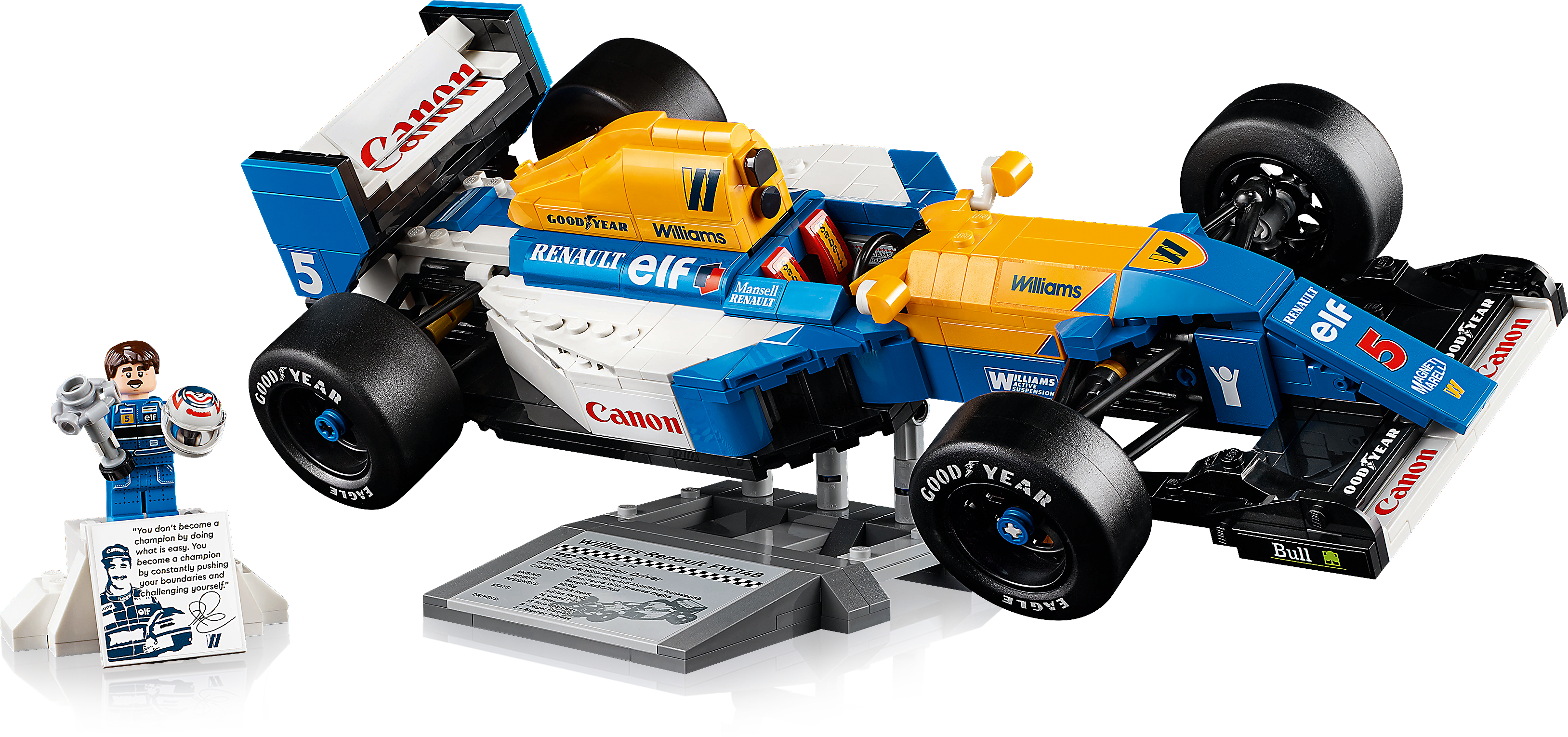 Конструктор Lego Icons "Williams Racing FW14B і Найджел Менселл", 10353 1