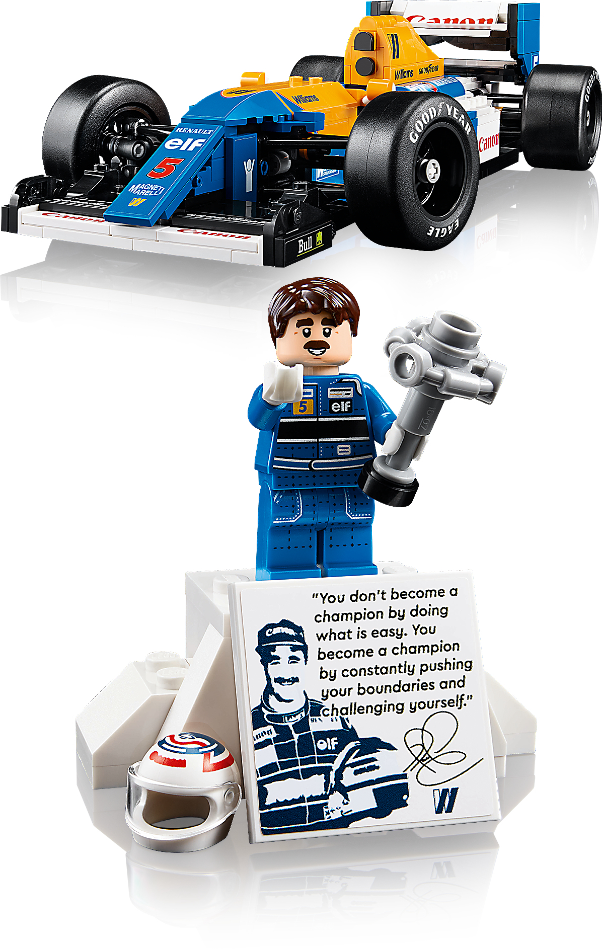 Конструктор Lego Icons "Williams Racing FW14B і Найджел Менселл", 10353 4
