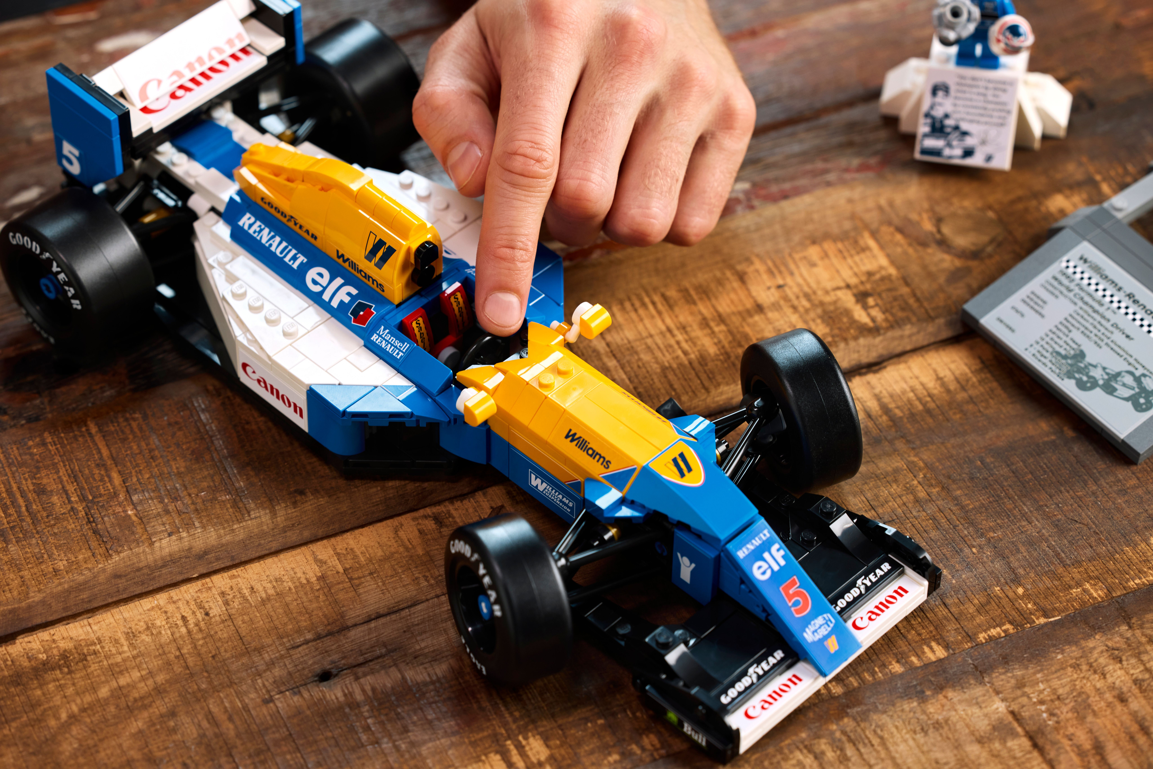 Конструктор Lego Icons "Williams Racing FW14B і Найджел Менселл", 10353 8