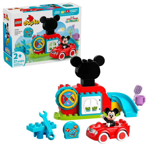 Конструктор Lego Duplo "Міккі Маус: Клубний будинок і автомобіль", 10454 2