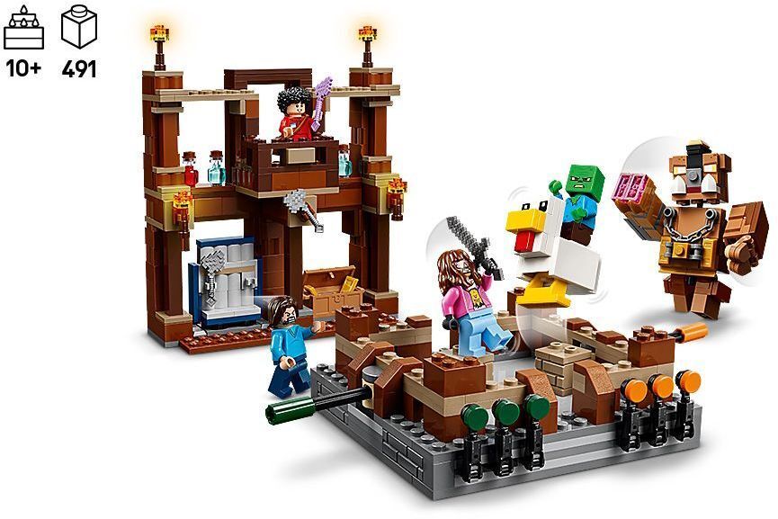 Конструктор Lego Minecraft "Бійцівський ринг у лісовому маєтку", 21272 1
