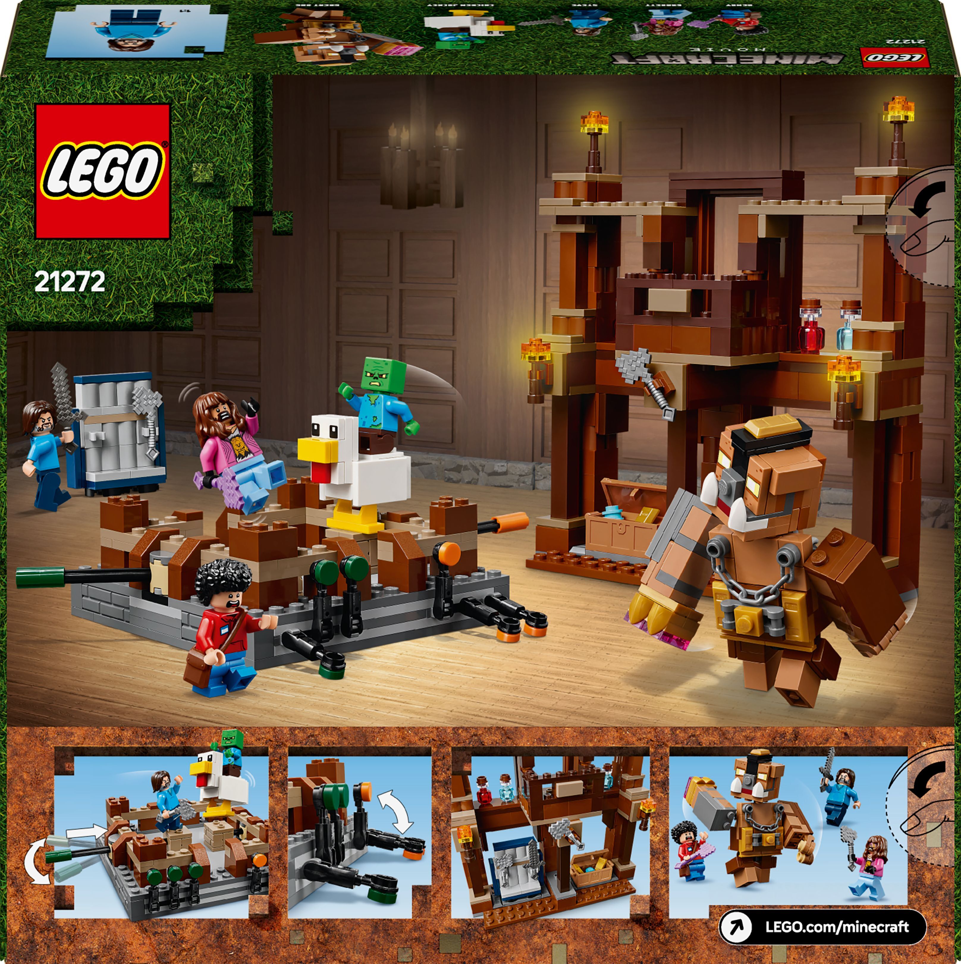 Конструктор Lego Minecraft "Бійцівський ринг у лісовому маєтку", 21272 11