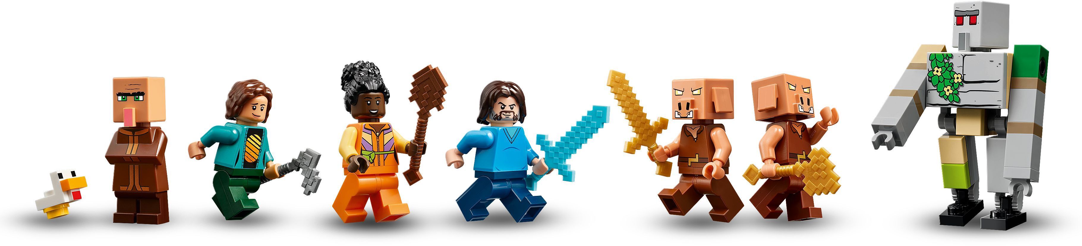 Конструктор Lego Minecraft "Напад на село з повітряною кулею Ґаст", 21273 2