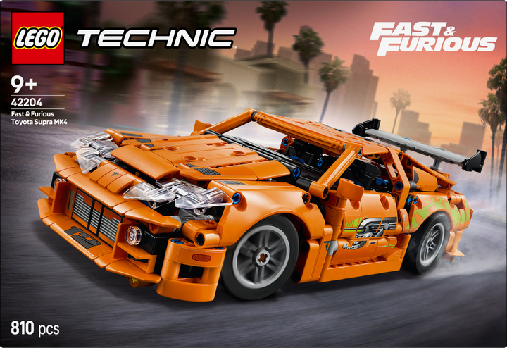 Конструктор Lego Technic "Fast and Furious Toyota Supra MK4", 42204