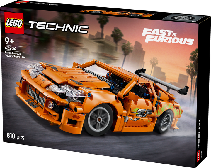 Конструктор Lego Technic "Fast and Furious Toyota Supra MK4", 42204 2